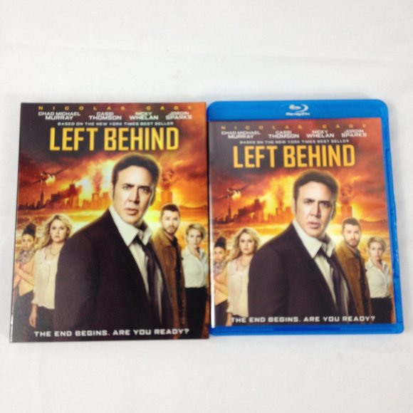 Left Behind - 2014 - Nicolas Cage - Blu ray - DVD - w/-Slipcover - Used - Picture 3 of 5